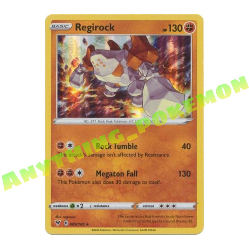 Pokemon Card Regieleki (060/203) Regidrago (124/203) Regirock (089/