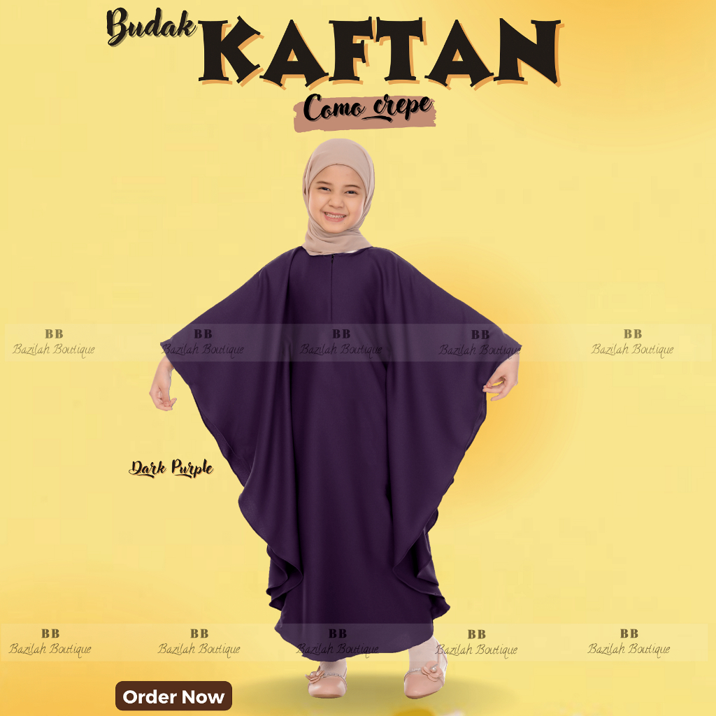 kaftan jubah kaftan BUDAK KANAK KANAK PEREMPUAN 2YERAS TO 13 YEARS ...