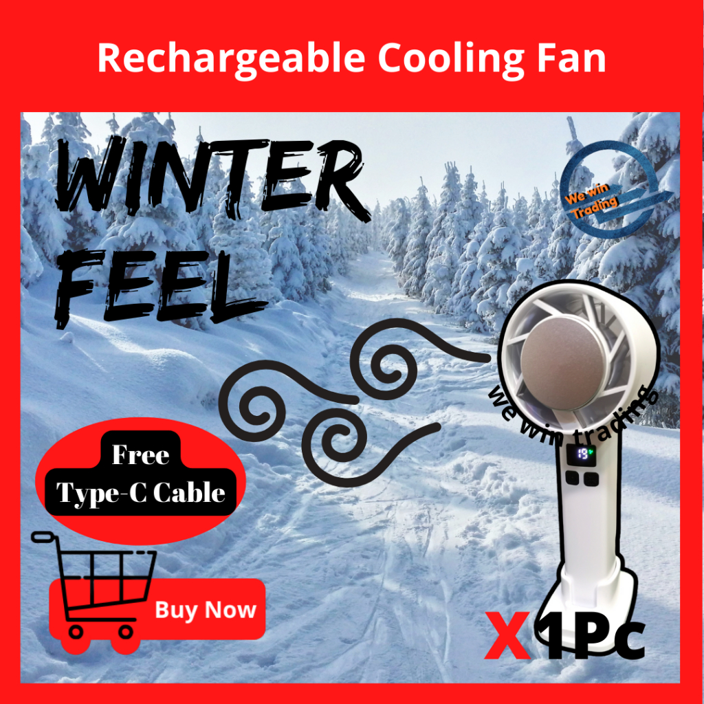 Portable rechargeable cooling Fan freeze icing fan typec Semiconductor