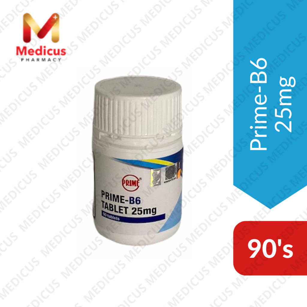 PrimeB6 Tablet Pyridoxine 25mg 90's (Exp 11/2023) Shopee Malaysia