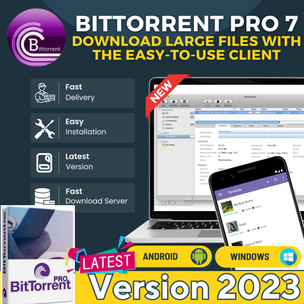 BitTorrent Pro 7 - Download Large Files With The Easy-to-use Client ...