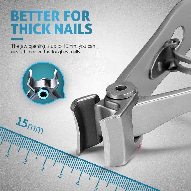High quality Nail Clippers Stainless Steel Two Sizes Are Available Manicure Fingernail Cutter
