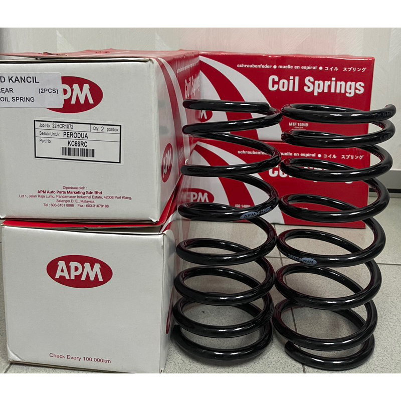 APM Perodua kancil standard coil spring rear set (2pcs) | Shopee Malaysia