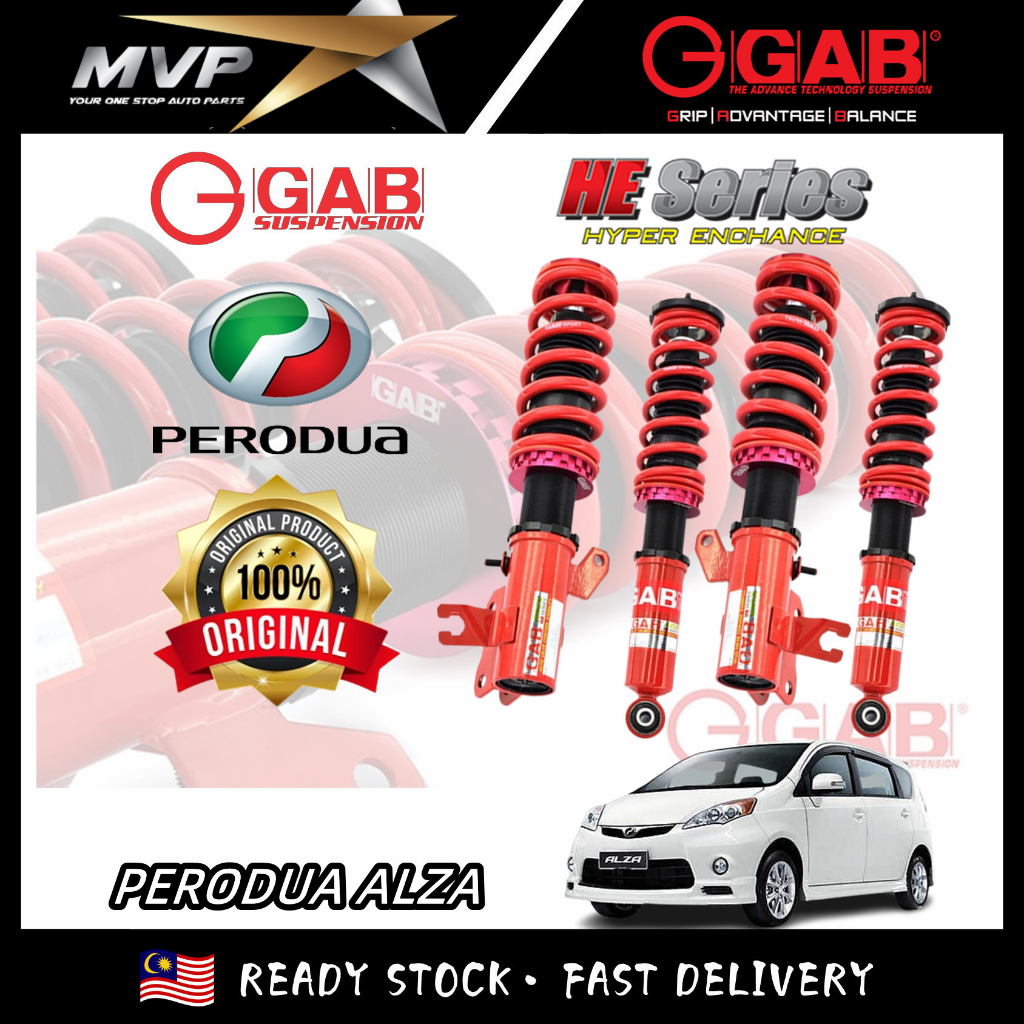 Original Perodua Alza GAB HE Series Adjustable Absorber Shopee Malaysia