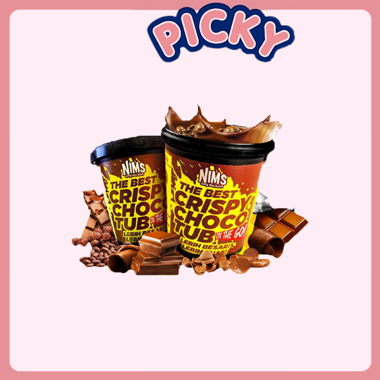 【HALAL】NIMS Crispy Choco Tub Viral COCO RICE/COCO CRUNCH/COCO BALL/COCO ...