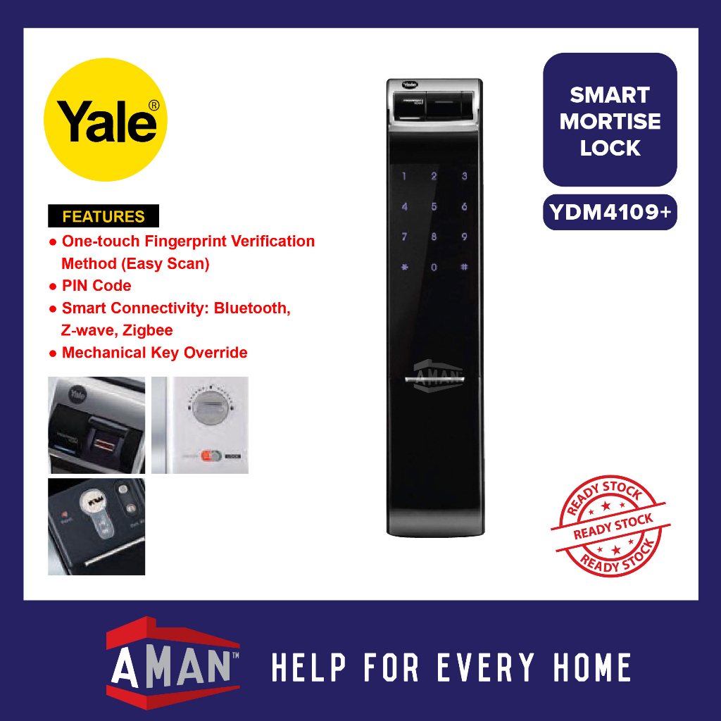 YALE Intelligent Biometric Fingerprint Smart Digital Door Lock Without
