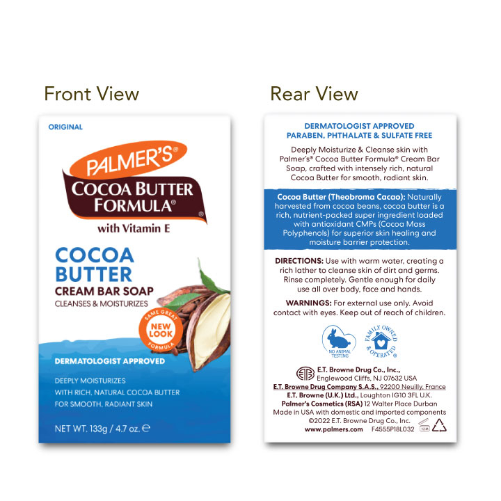 PALMER'S Cocoa Butter Formula With Vitamin E Moisturising Soap (133g ...