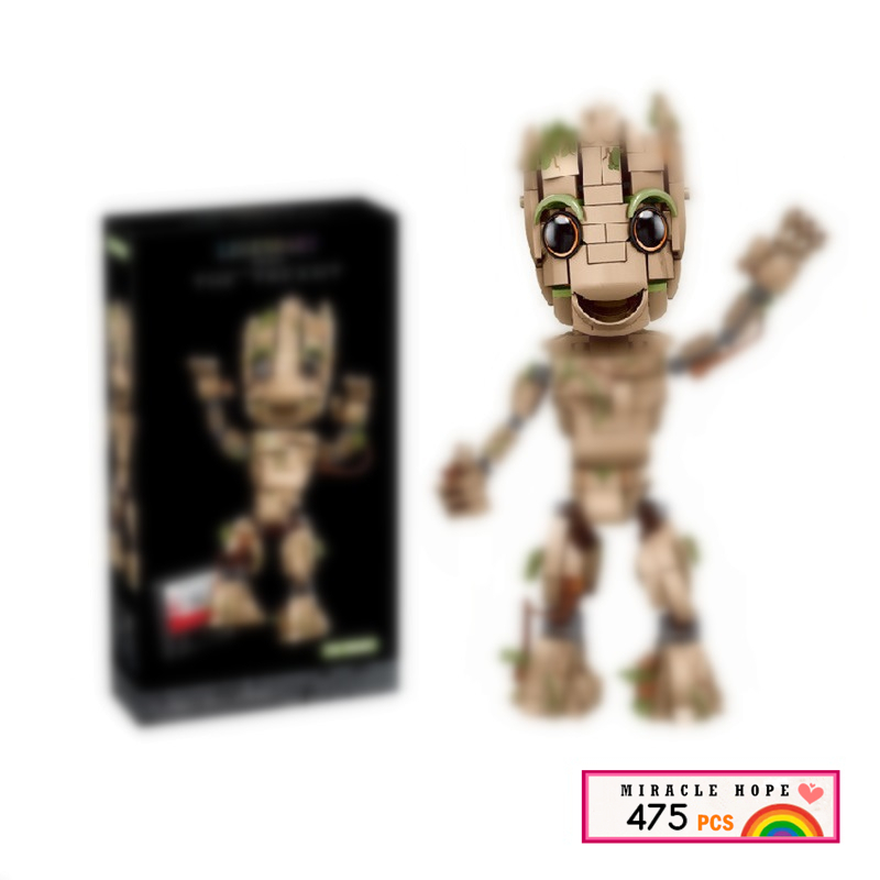 66017 Legendary Heroes I am Groot Building Block Toys 475pcs 2014 21002 ...
