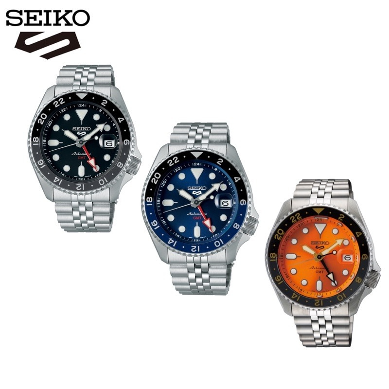 Seiko 5 Sports GMT Series Watches Model SSK001K1 / SSK003K1 / SSK005K1 ...