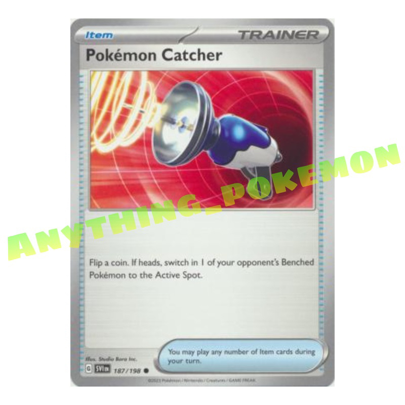 Pokemon Trainer Card - Pokemon Catcher (138/159),  (187/198),(175/202),(126/149) - NORMAL/REVERSE HOLO | Shopee Malaysia