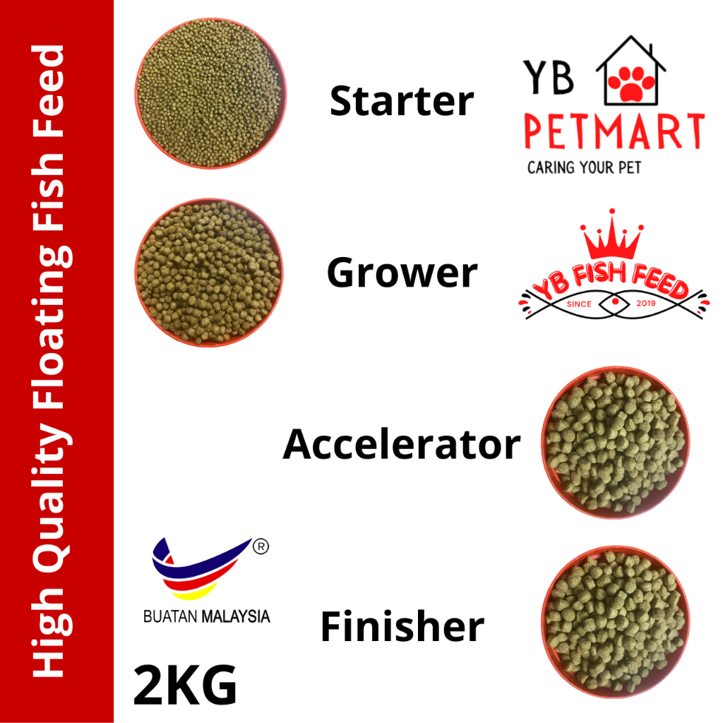 YB PELET IKAN TERAPUNG GRED KUALITI YANG BAIK | GOOD QUALITY FLOATING ...