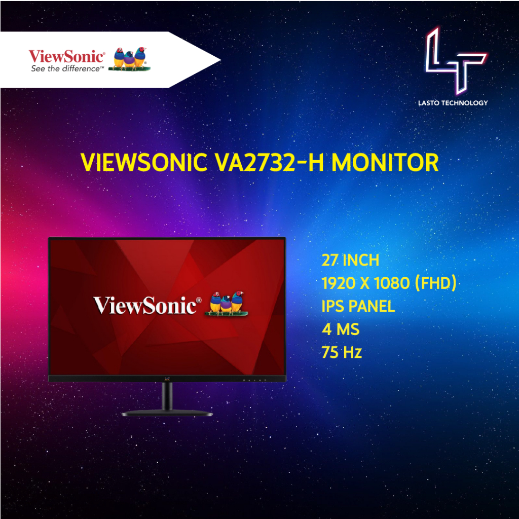 Viewsonic VA2732H 27 Inch Monitor Shopee Malaysia