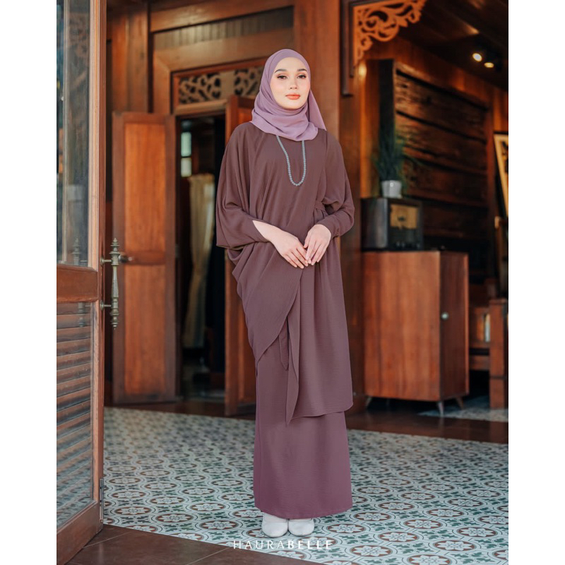 Original Ready Stock Part Dayang Kaftan By Haurabelle Ironless