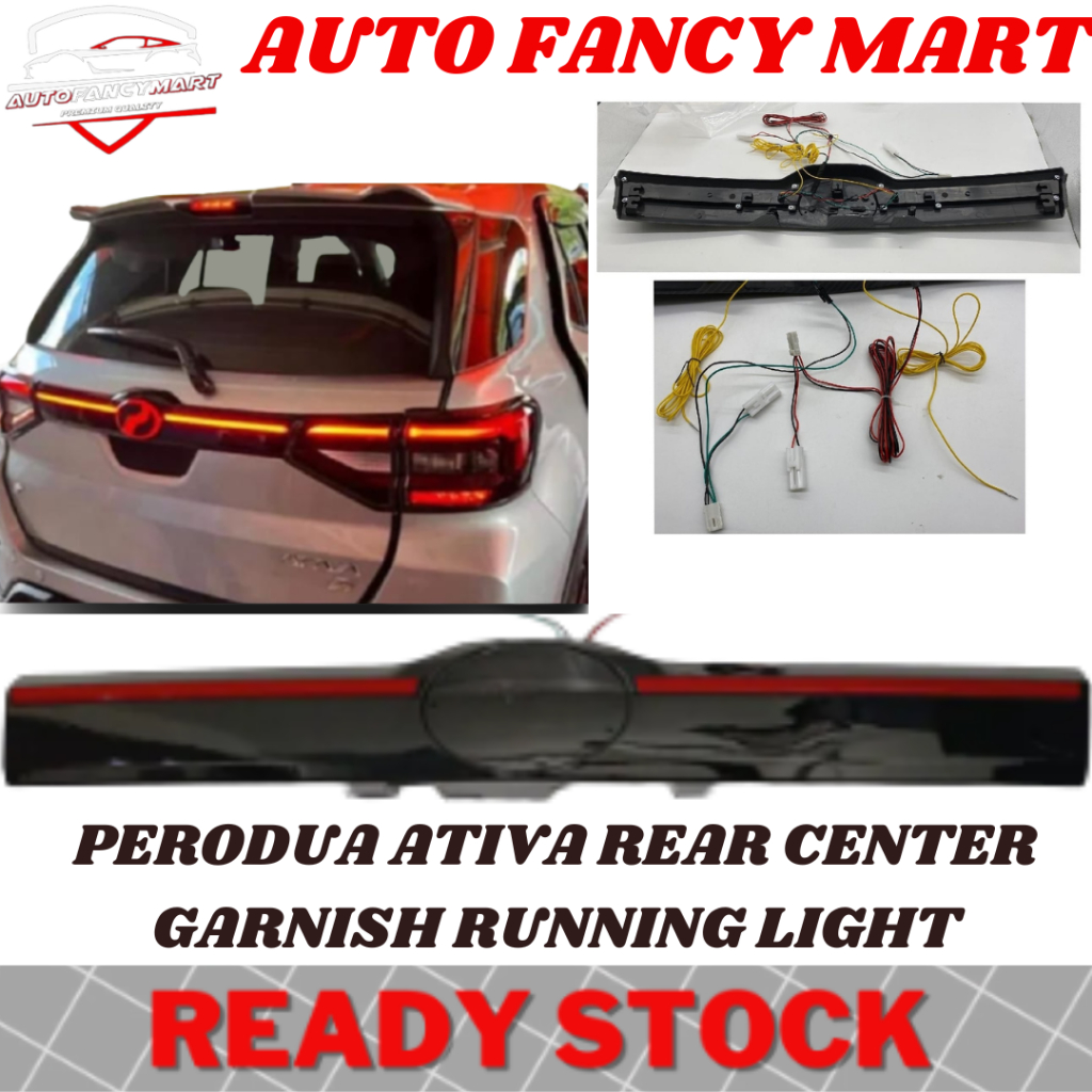 PERODUA ATIVA REAR CENTER LED RUNNING SIGNAL TAIL LAMP GARNISH THIRD ...
