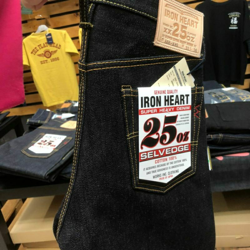 IRON HEART JEANS IH666XHS HEAVYWEIGHT 25oz DENIM Shopee Malaysia
