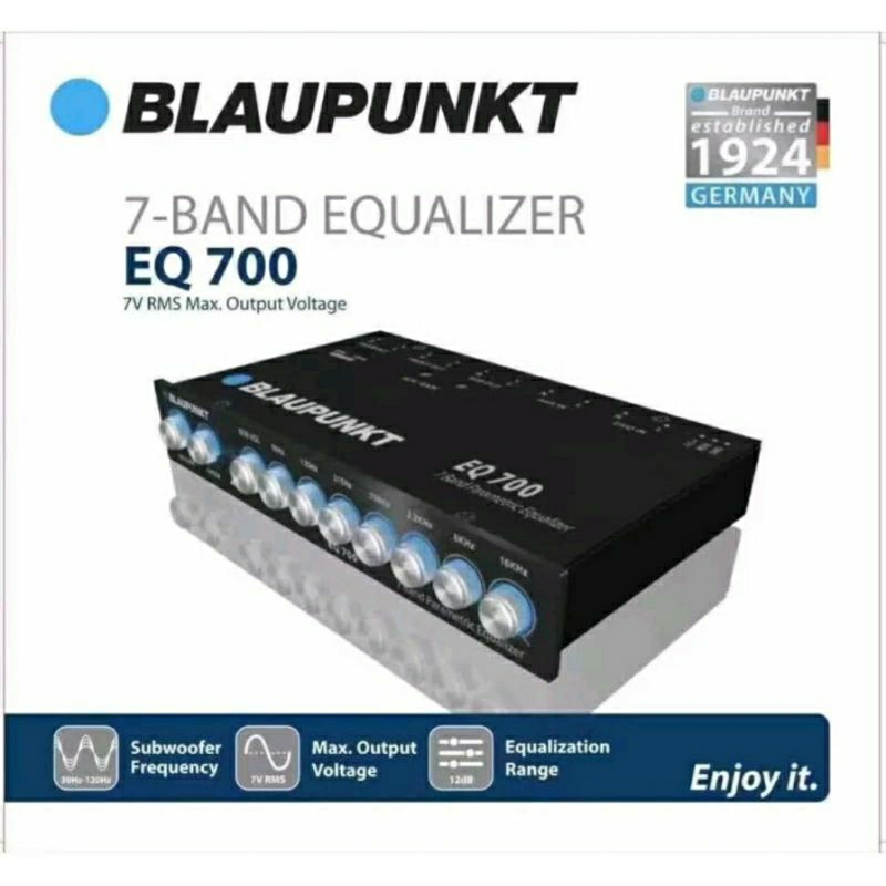 Blaupunkt EQ700 PRE AMP 7 Band Equalizer EqualizationEQ 700 Car Pre