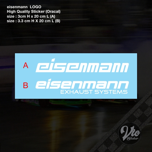 eisenmann Exhaust Sticker / Decal (High Quality Sticker) | Shopee Malaysia