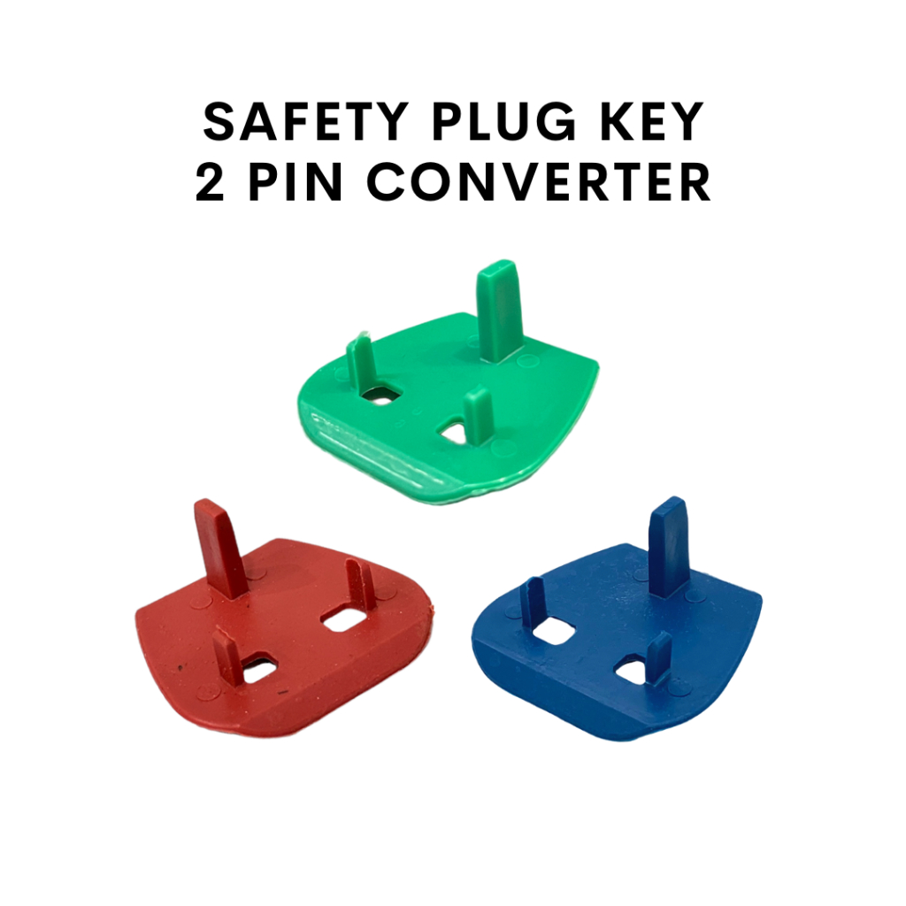 Plastic Safety Plug key / 2 Pin Converter (1 pcs) [Ready Stock