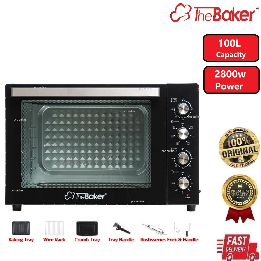 The Baker Electric Oven ESM100L ESM100LV2 2800W (100L) Shopee Malaysia