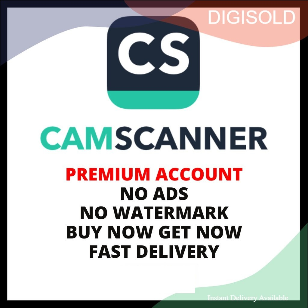CamScanner Premium Account (i0S Android) (Genuine Latest) Shopee Malaysia