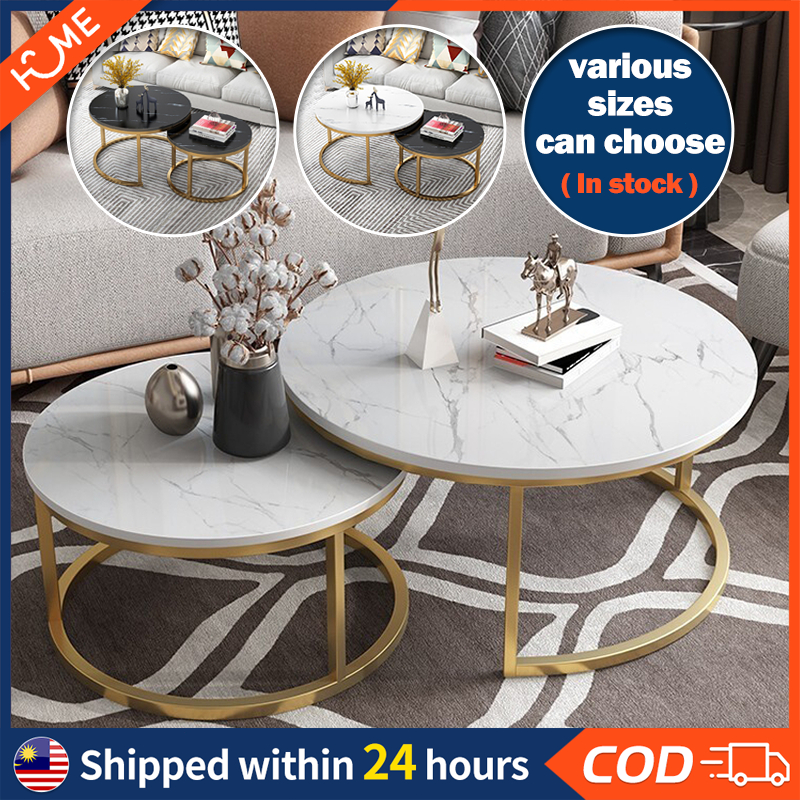 Nordic Modern Living Room Table Marble Pattern Simple Design Coffee ...