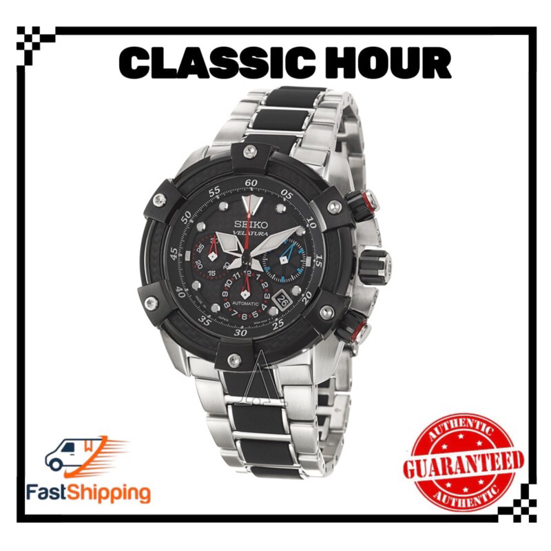 Seiko Velatura Automatic Chronograph SRQ001J1 Shopee Malaysia