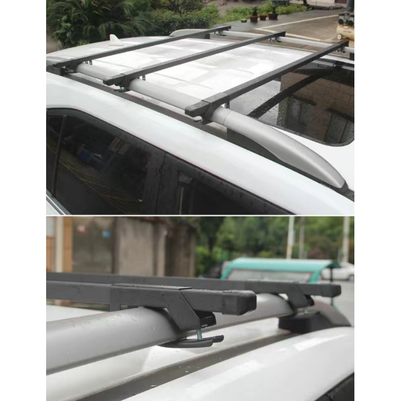 Universal Cross Bar Roof Rack Carrier ( FOR RAILING Roof Car) Shopee