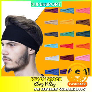 Running Headband for Men & Women Premium Fabric Hairband Yoga Head Bands  Non-slip Hair Wrap Yoga Gym Headpiece Gifts for Him/her 