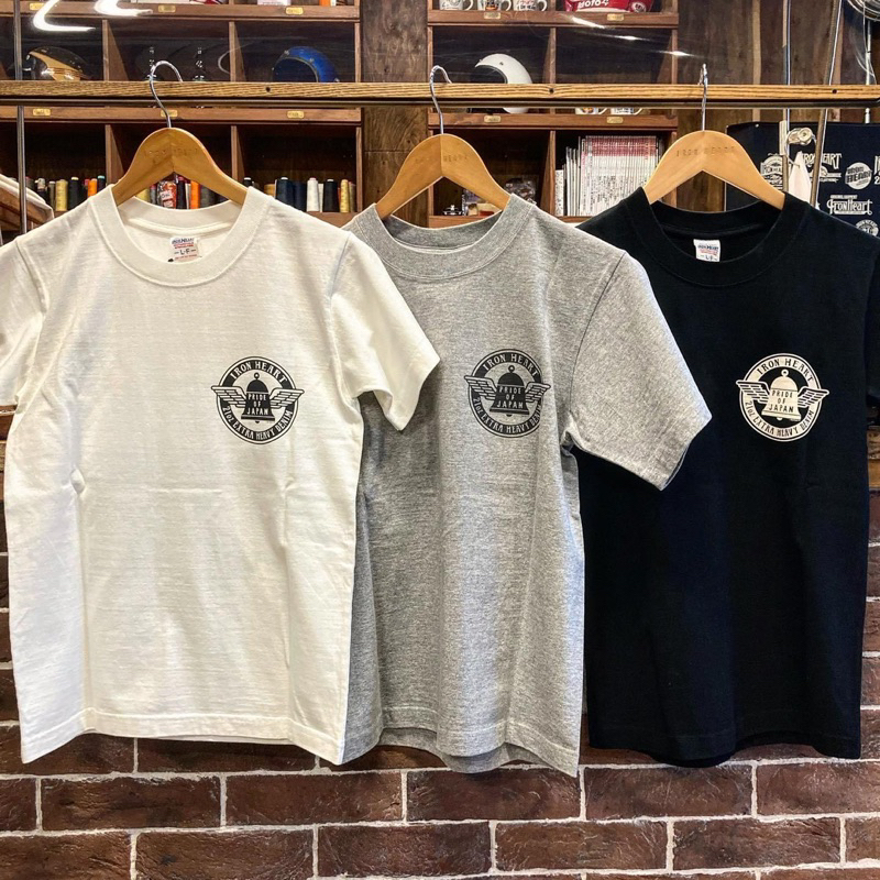 Ready Stock Iron heart T shirt 7.5oz cotton made in japan Shopee Malaysia