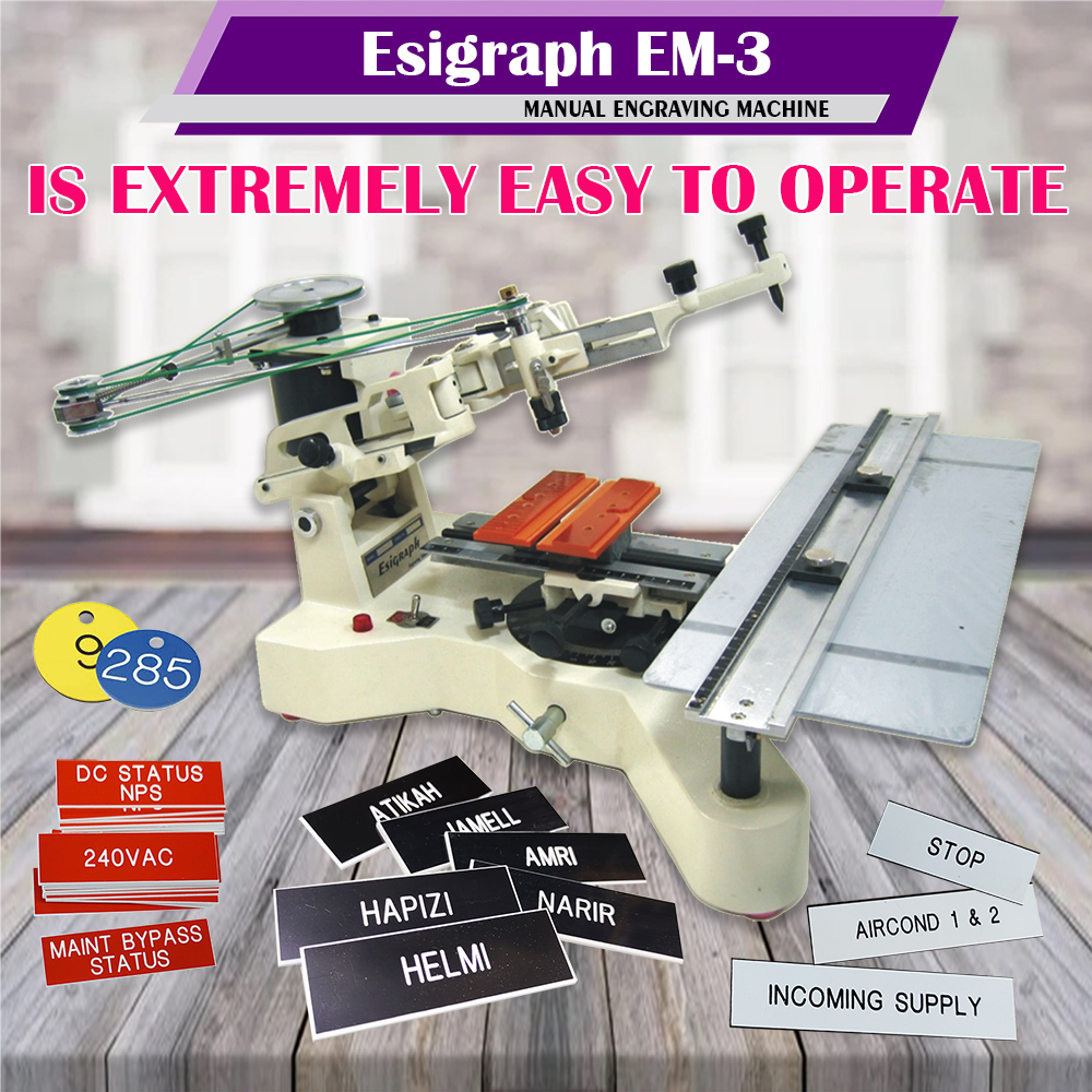 ESIGRAPH EM3 MANUAL ENGRAVING MACHINE Shopee Malaysia