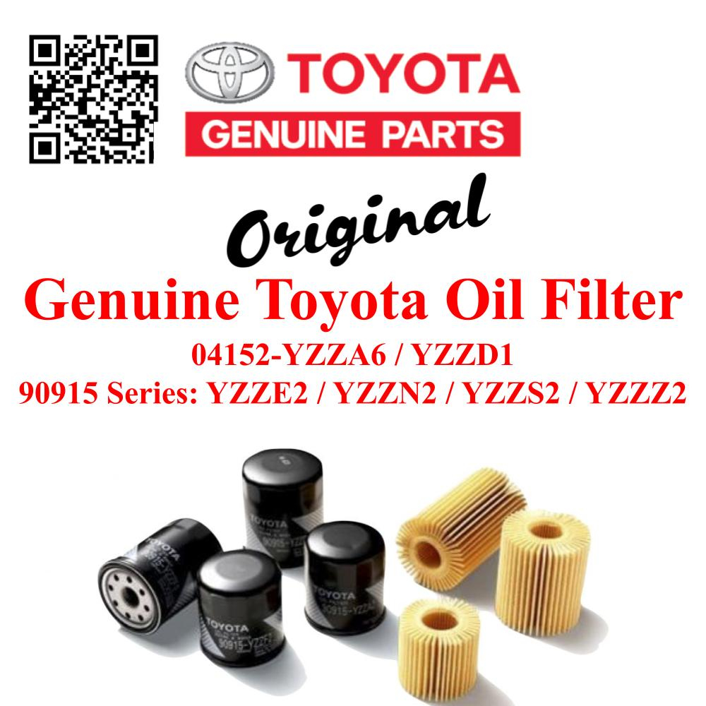 Genuine Toyota Oil Filter (Original) 04152-YZZA6 YZZD1 / 90915 Series ...