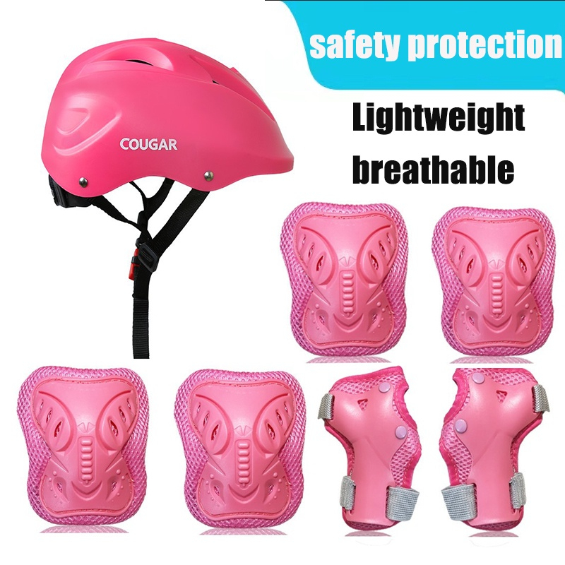 Adorefit Kids Protective Gear Adjustable Helmet knee pad Outdoor Sports