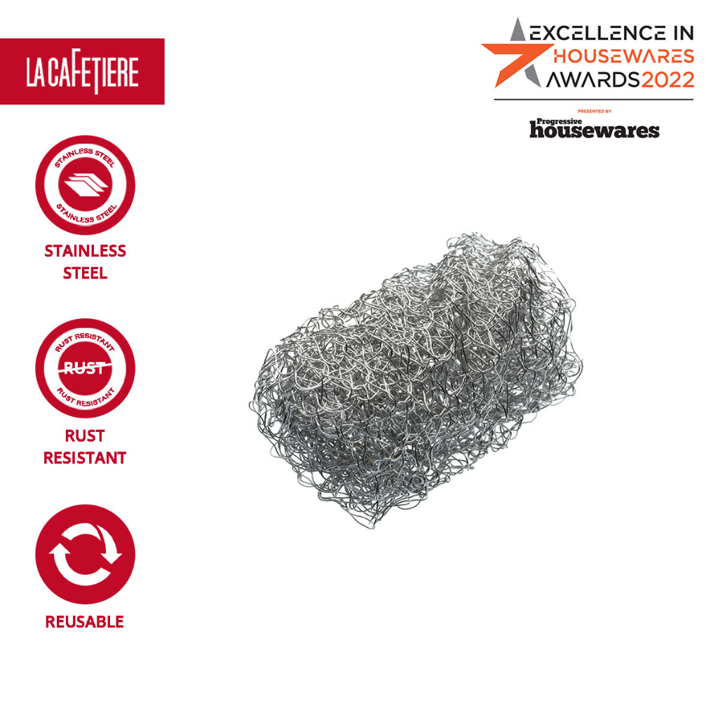 La Cafetiere Stainless Steel Kettle Descaler Wire Ball Reusable Furring