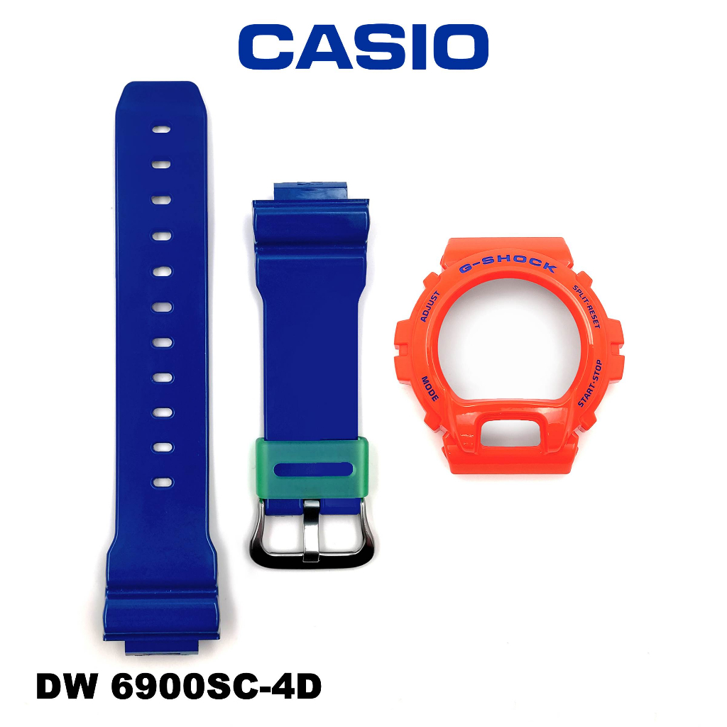Cinturino Originale Per Orologio CASIO G-SHOCK – Resina Nera – Per DW-5900, DW-9052, DW-5600, GW-6900
