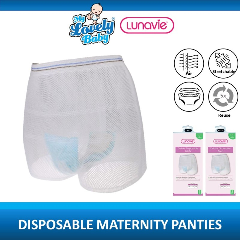 Lunavie / Bueno Disposable Maternity Panties (5 Pcs) M/L/XL/XXL