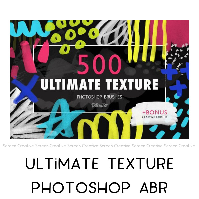 PS44 Ultimate Texture Photoshop PS Brushes | Shopee Malaysia