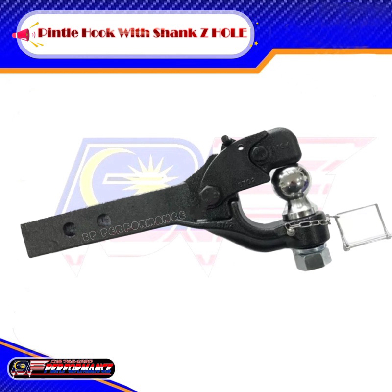 PINTLE HOOK WITH SHANK 2 HOLE HEAVY DUTY ARB MCC REAR BAR BF ...