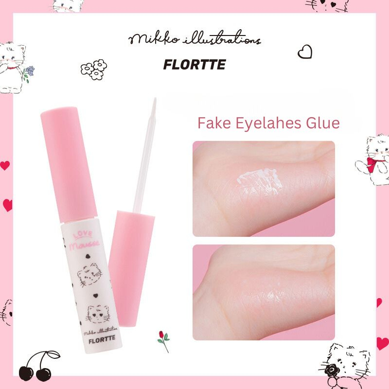 Flortte x Mikko illustrations Fake Eyelahes Glue Shopee Malaysia