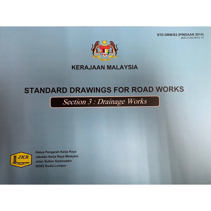 STANDARD DRAWINGS FOR ROAD WORKS | Shopee Malaysia