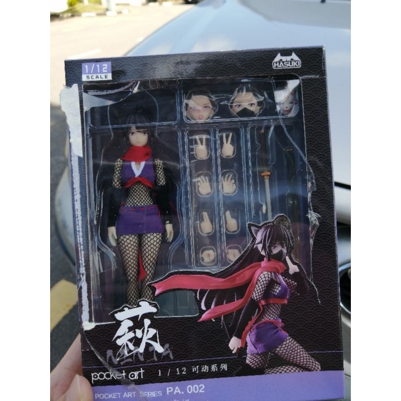 HASUKI : Pocket Art Series PA002 Ninja Girl Hagi 1/12 movable