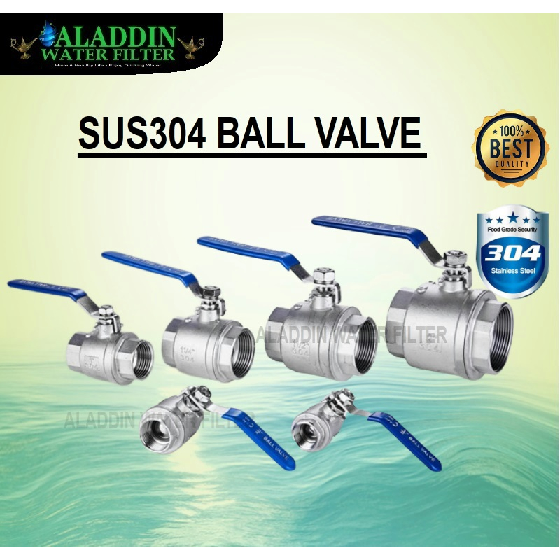 Stainless Steel Ball Valve / SUS 304 Stainless Steel Ball Valve/ Female ...