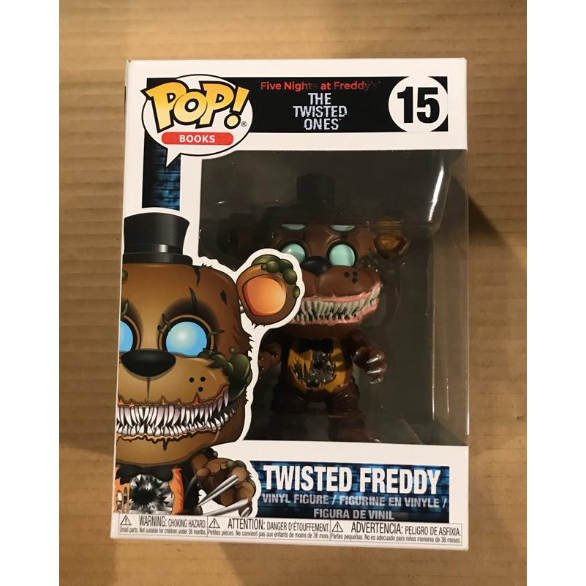 Five Nights At Freddy's Twisted Freddy Funko Pop #15 Books Brand New!