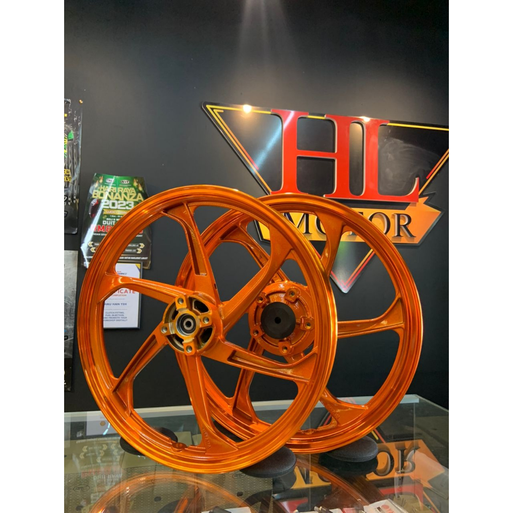6 Batang Rim Y15,Y16zr,Y15zr,6 Batang,125zr,Candy Color Pnp Siap ...