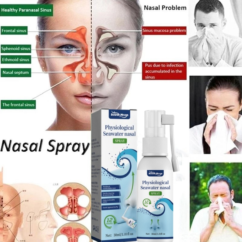 Physiological Seawater Nasal Spray Ubat Resdung South Moon Rhinitis ...