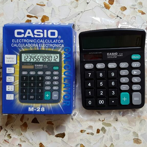 Casio m28 calculator sale