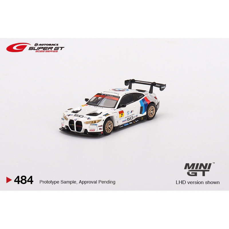 Mini GT BMW M4 GT3 #7 BMW Team Studie x CSL 2022 Super GT Series