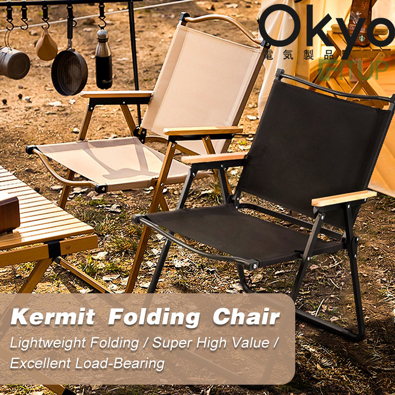 Foldable Kermit Chair Camping Outdoor Beach Fishing Folding Camp Hiking