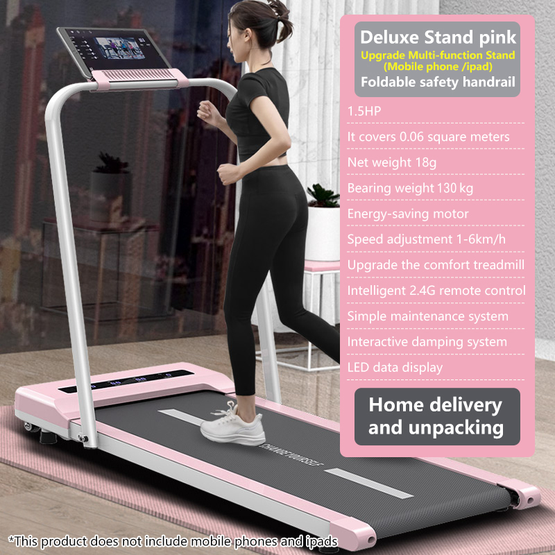 Walking Treadmill Smart Walking Running Pad with Handrail 3.0HP Fitness ...