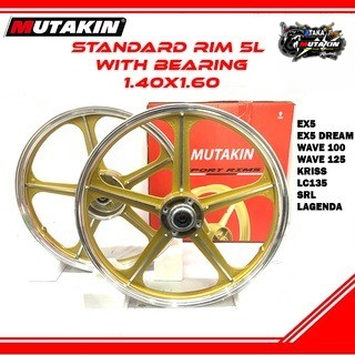 MUTAKIN SPORT RIM 5L GTO 588 555 5 BATANG HONDA EX5 DREAM / WAVE100 ...