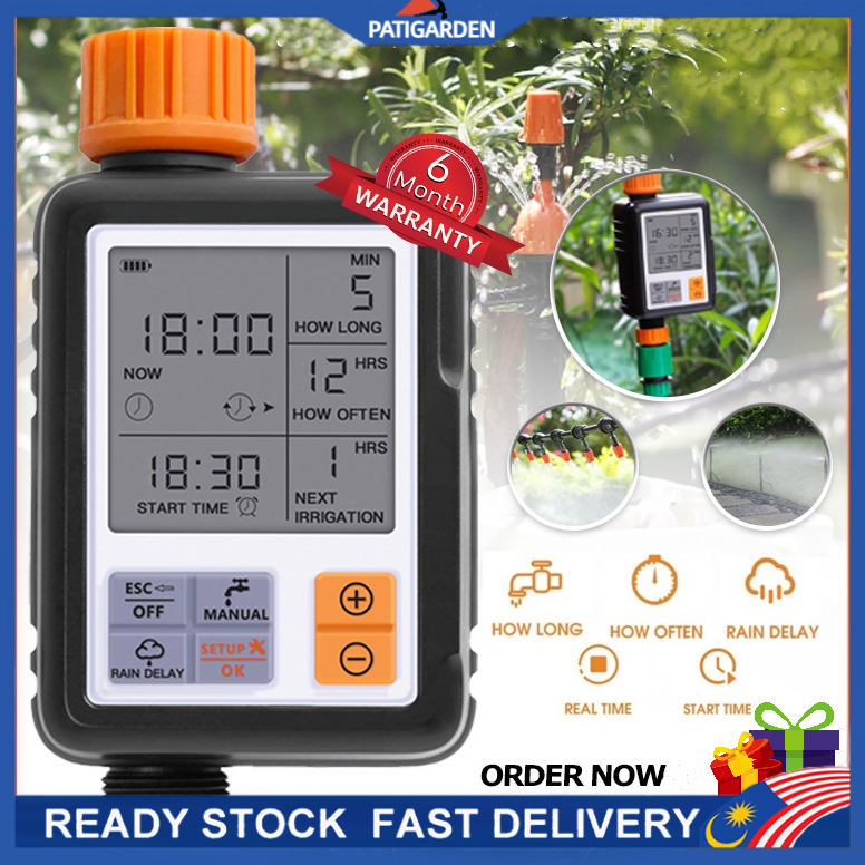 Ready🔥 Irrigation Timer Automatic Watering Timer Controller Auto Watering Plant Irrigation